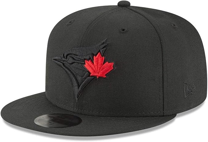 New Era Toronto Blue Jays Blackout 59fifty Fitted Hat Black On Black 5950 Cap 8 1 4 Amazon Ca Sports Outdoors