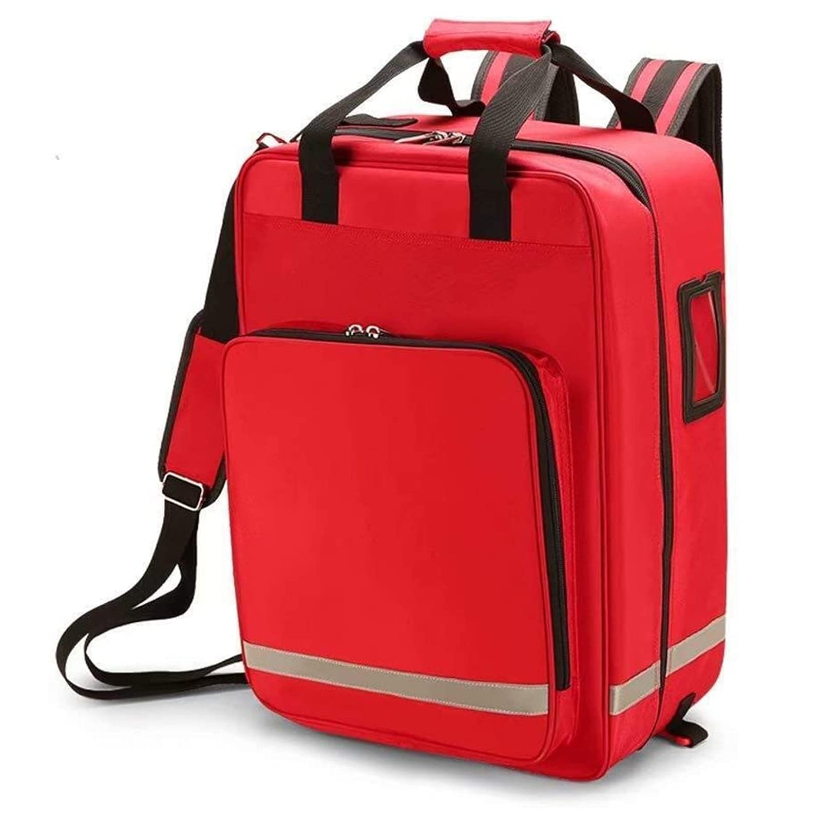 JTYX Emergency Responder Trauma Bag Empty Multifunctional First Aid Backpack Waterproof Oxford Cloth First Aid Emergency Kit with Inner Dividers for Outdoor, Community, Travel, Camping, Hiking