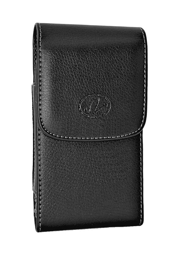 Wonderfly Vertical Holster Compatible with Samsung Galaxy S3, S4, J2, A3 (2016) or A3 (2017), a Large Leather Carrying Case with Belt Loops and Belt Clip, Fits the Phone with a Thick Case On by Wonderfly - Used condition - US$4.41