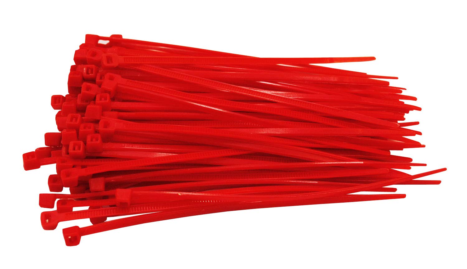 RheVeTec Fascette Stringicavo RheFLEX PA66 140x3,6mm Rosse (100 Pezzi) - Resistenza Termica E Tensione 130N
