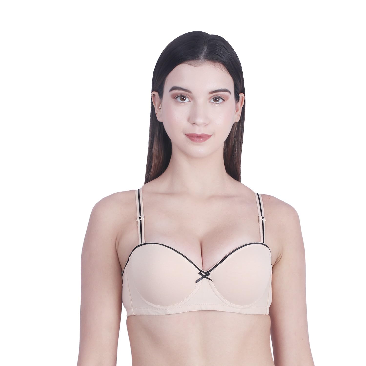 brachy Women's Poly Cotton Heavily Padded Wired Push-up Bra-picture-30