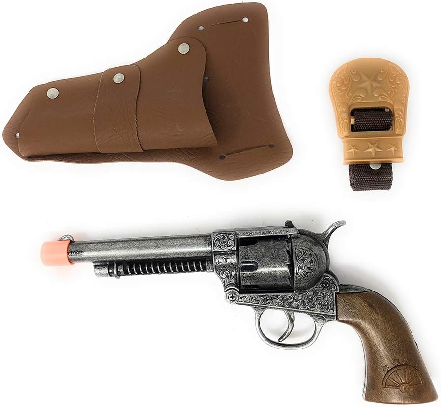 Amazon Com Big Tex Cowboy Collection Cap Pistol And Holster Set For Cosplay Toys Games