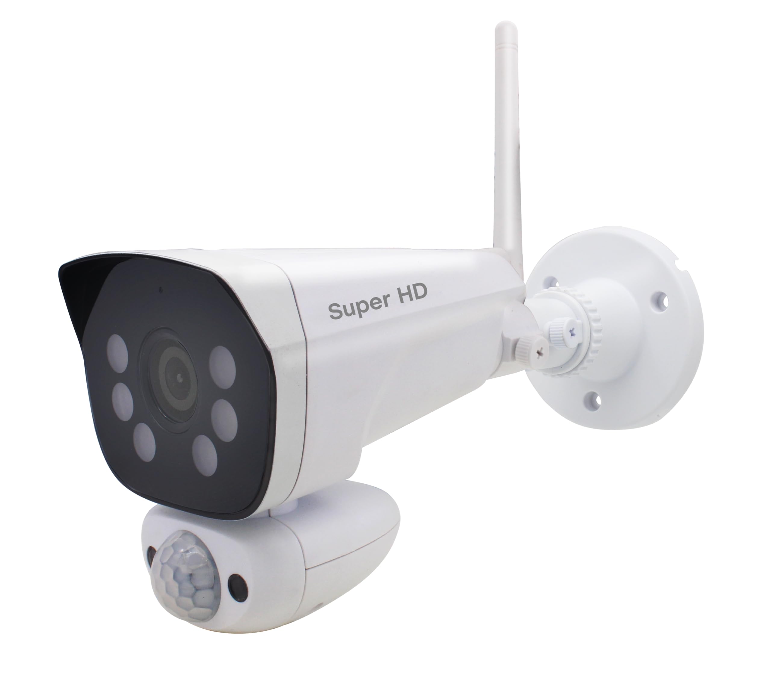 CasaCam GuardianCam Pro | AC Powered 2K Floodlight Camera for VS6102 and VS6104 Wireless Security System | Add-on Camera, Weather Proof, Two-Way Audio, Model VC6000