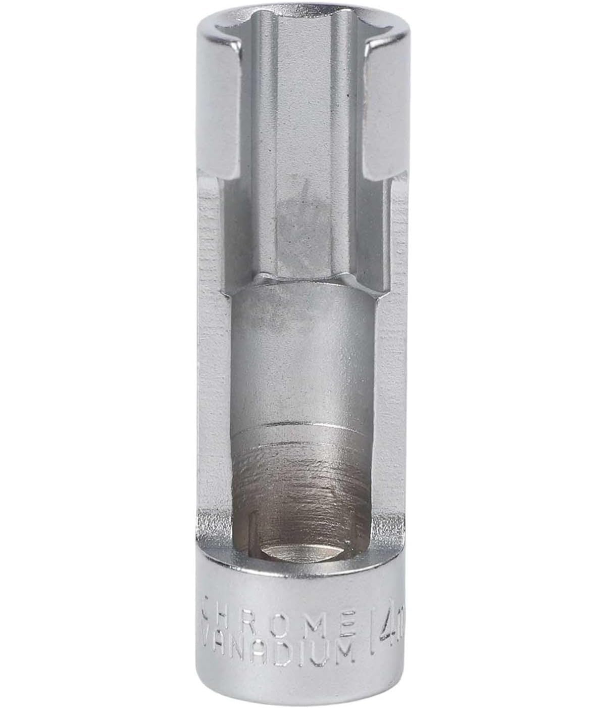 VrayKnol Diesel Injector Socket Set, Efficient Pipe Removal, Comfortable Ergonomic Grip for Repair, Silver, 1 Piece (13mm)