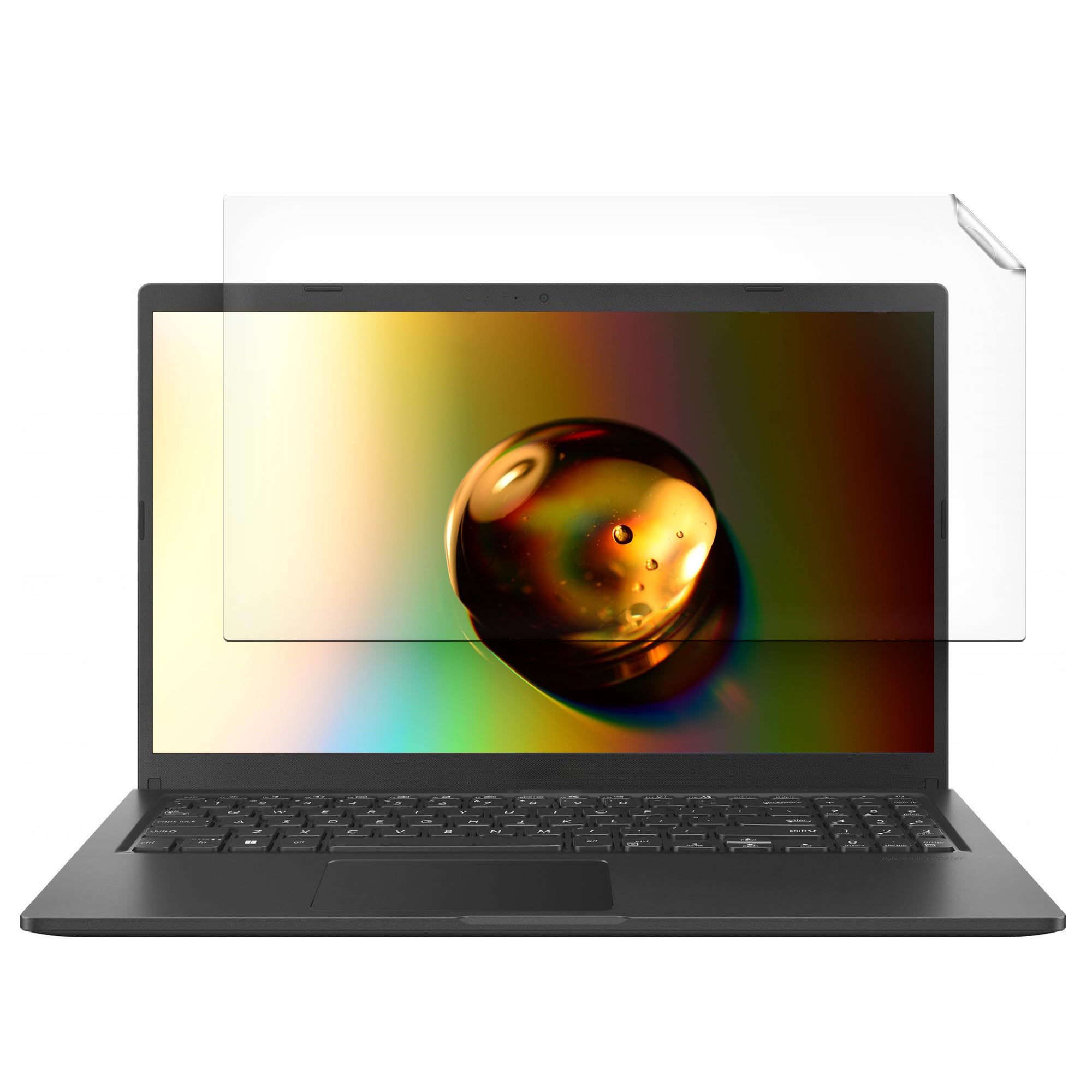 kwmobile Pellicola Protettiva per Display Compatibile con ASUS Vivobook 15 15,6" 1335U - Pellicola Screen Cover Opaca antiriflesso con Effetto Anti-Impronte