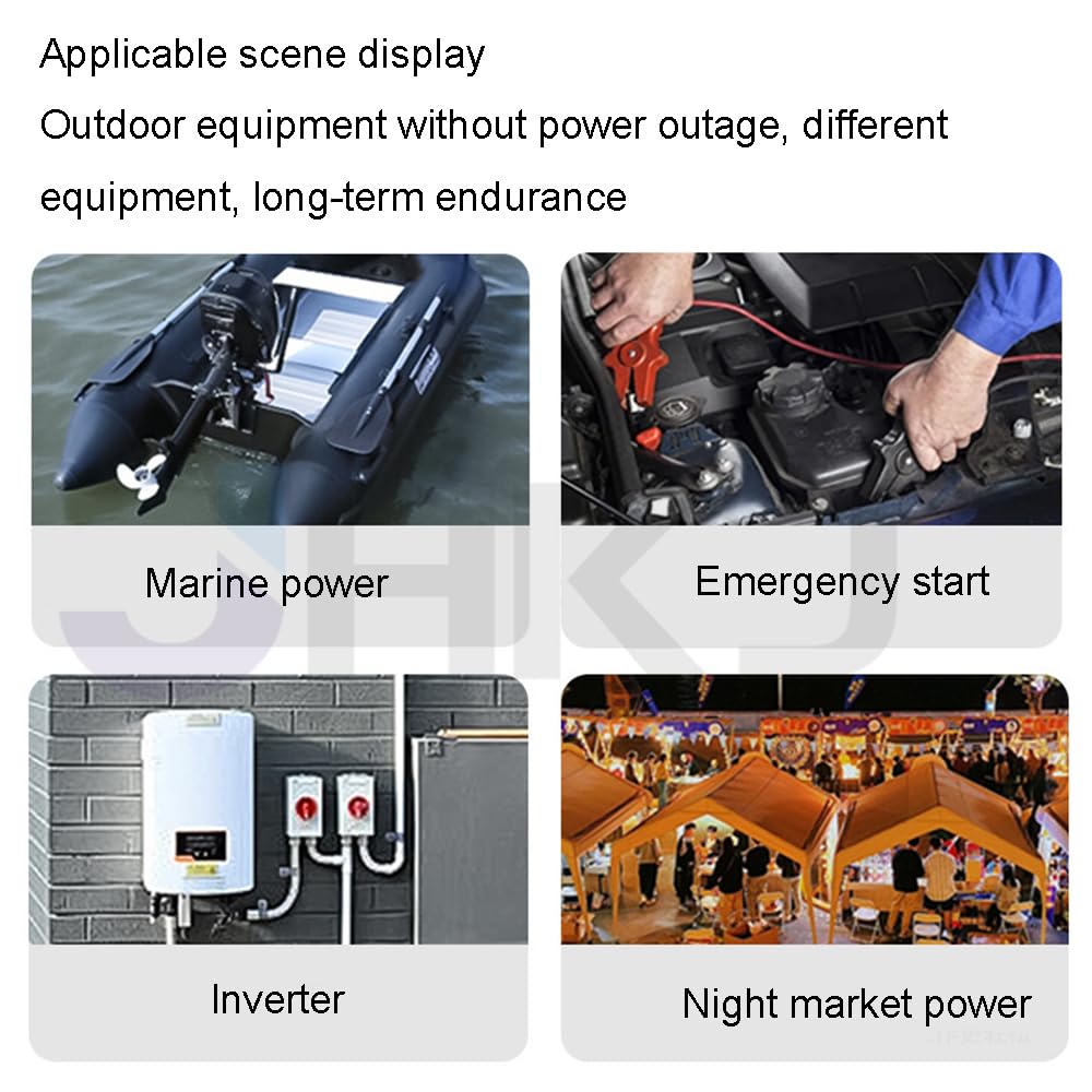 Batterie al Litio per propulsori da Esterno da 12V 60Ah 80Ah 100Ah 120Ah 150Ah 200Ah per Barche da Pesca elettriche/eliche per propulsione Marina con Caricabatterie