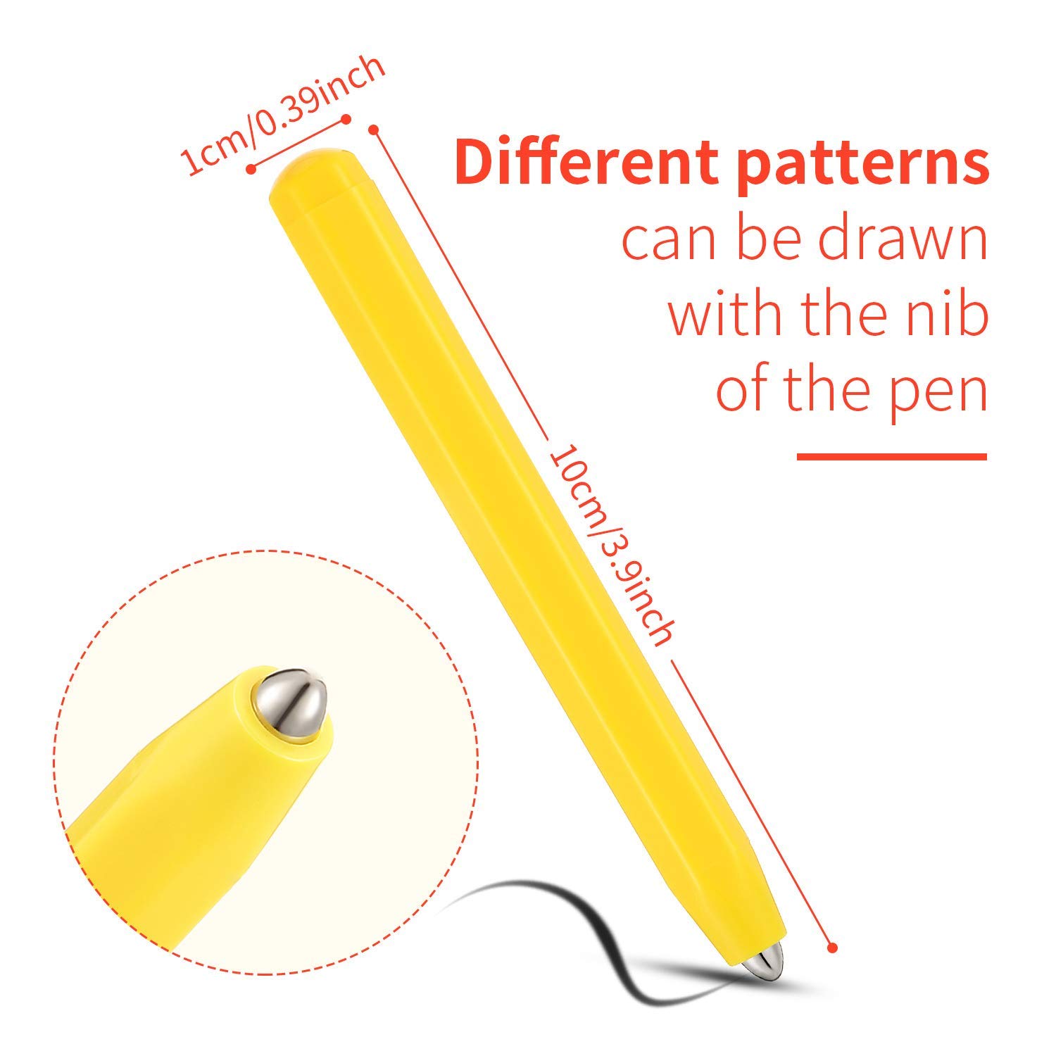 2 Stylos Magnétiques De Remplacement Pour Tableau Magnétique – Pointe Aimantée, Compatible Magnapad, Lettres A-Z, Chiffres 0-9