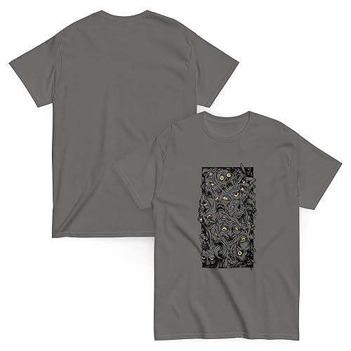 Phasmophobia Official Merchandise - Tarot Card Tee - Medium - Charcoal