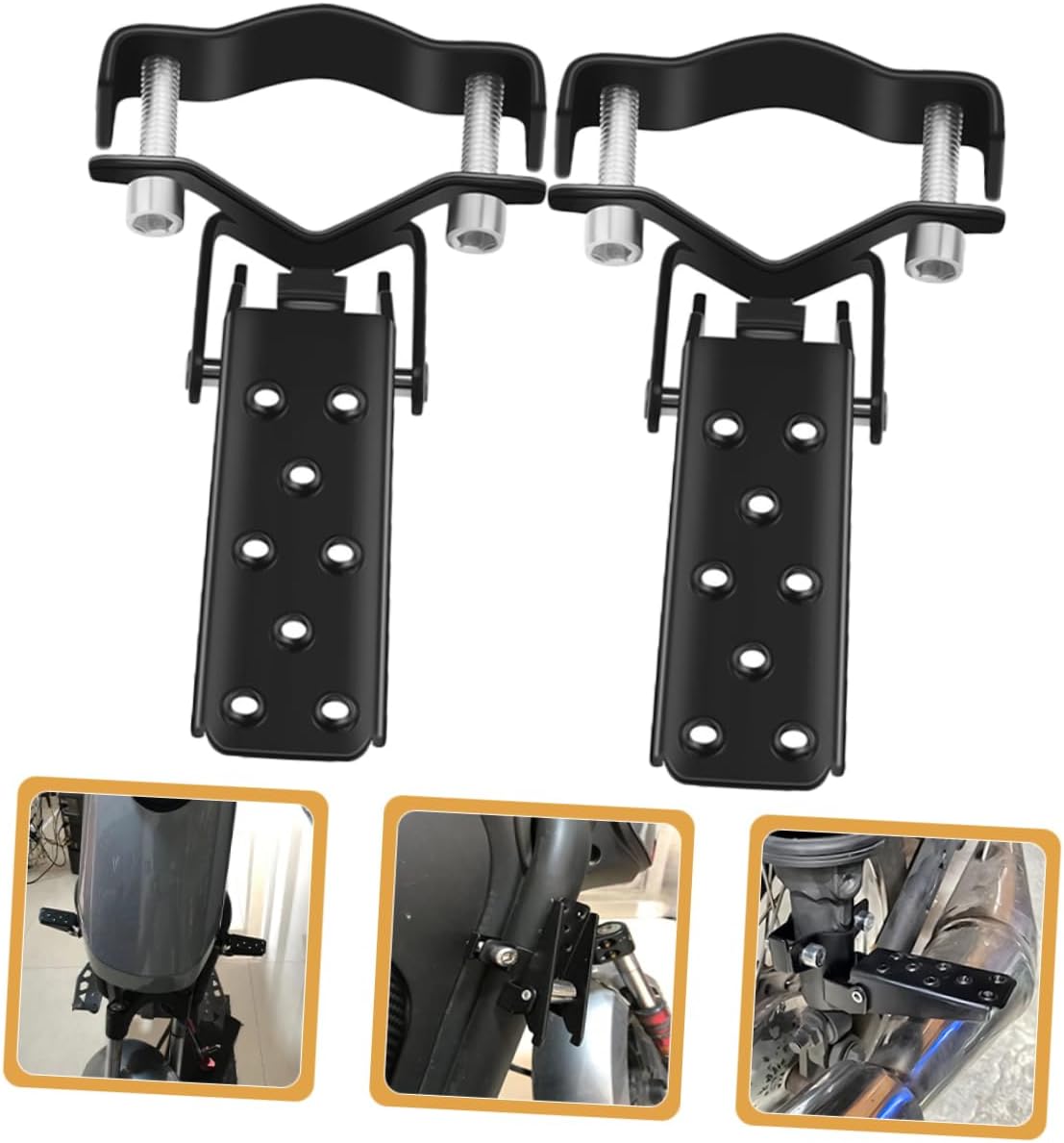 Alipis 5pairs Bike Rear Footrests Cycling Pegs for Fit for Mountain and Folding Construction Non- Easy to Install Cycling Accessories