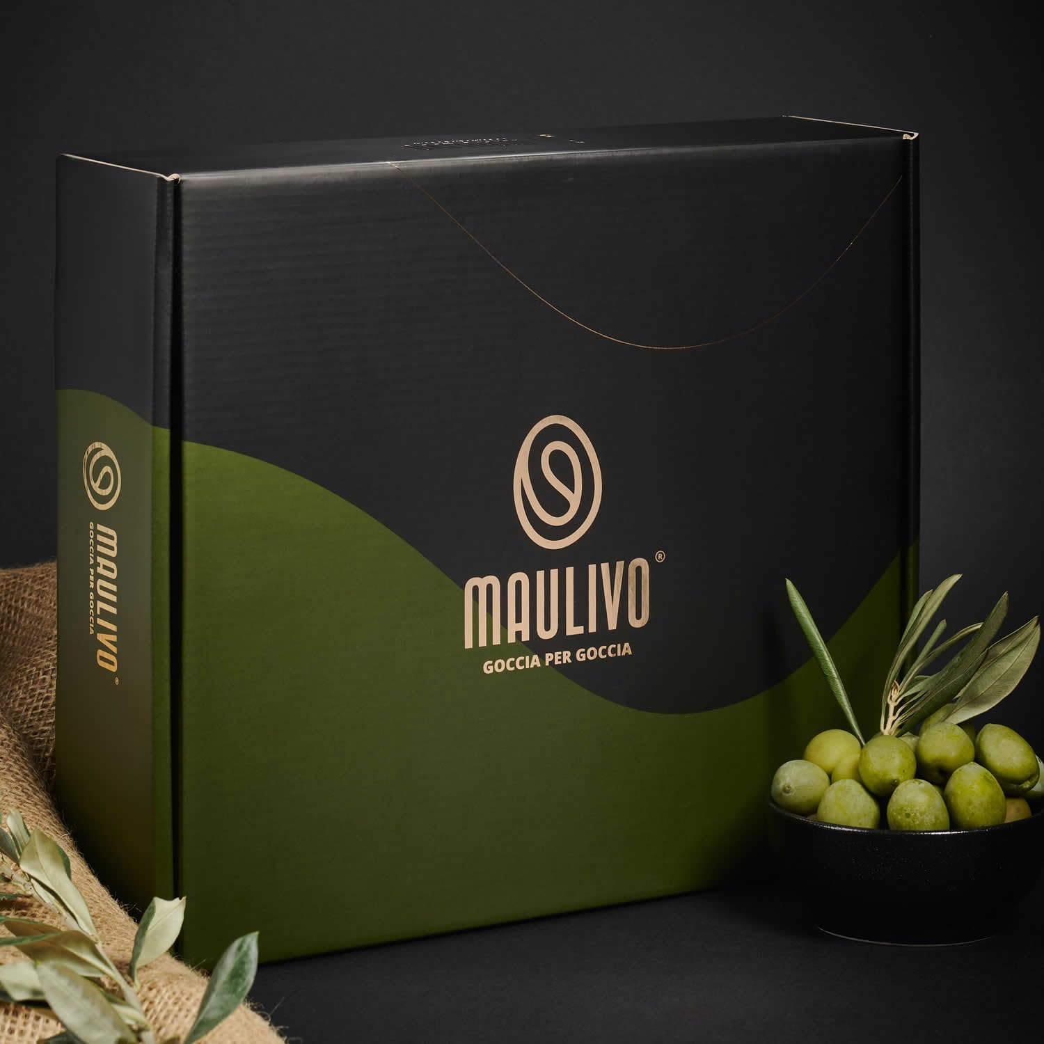 Cofanetto Regalo Astuccio Valigetta Olio EVO Extravergine di Oliva Maulivo Estratto a Freddo Peranzana Coratina Condimento Aromatizzato Limone Bottiglia 500 ml (VALIGETTA 3 BOTTIGLIE ASSORTITE)