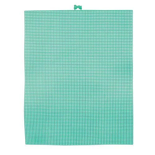 Darice #7 Mesh Plastic Canvas Christmas Green 10.5 x 13.5 (12-Pack) 33900-11