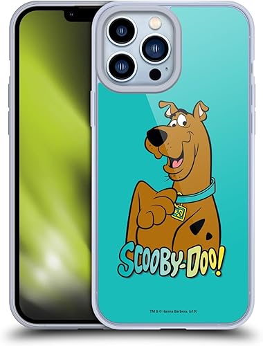 Head Case Designs Funda de gel suave con licencia oficial de Scooby-Doo Scoob Scooby compatible con Apple iPhone 13 Pro Max