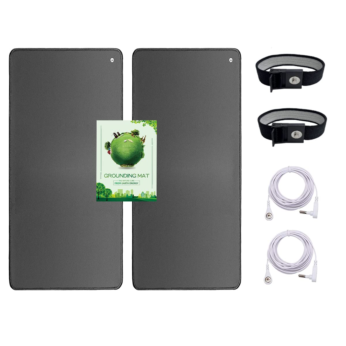 Buy COUSLEWI Grounding Mat Kit (2 Packs),2 Grounding Pads with 2 Grounding Cables and 2