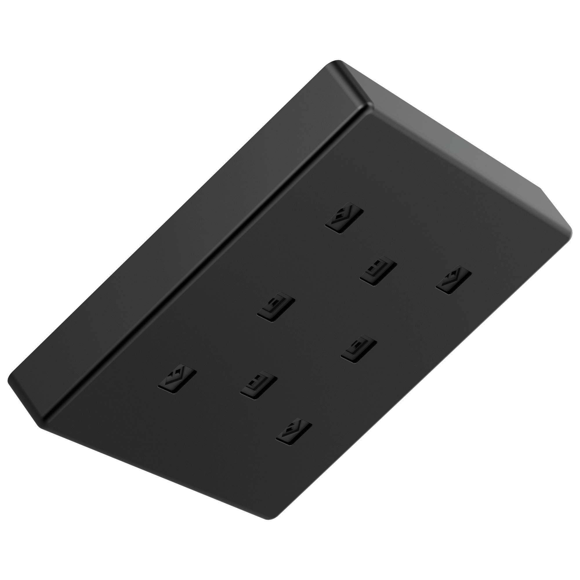 Pomme de douche Delta 52171-BL noir mat avec jet pluie unique en métal de haute qualité