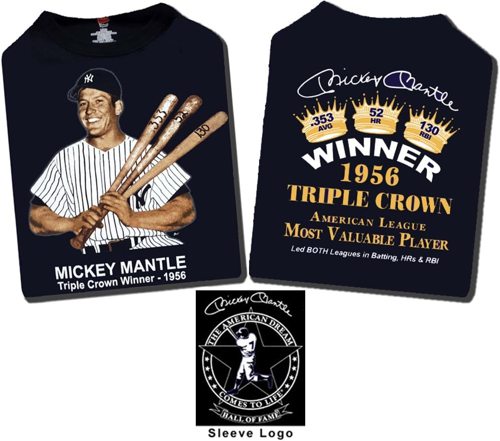 BLV Mickey Mantle Triple Crown T-Shirt