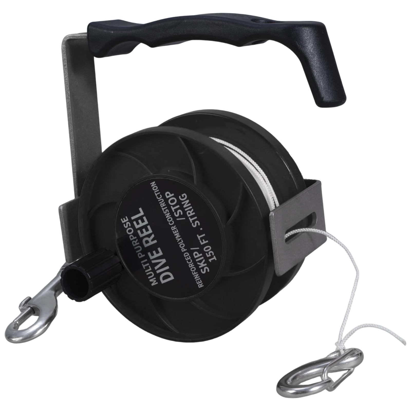 Heavy-Duty Diving Reel Spool with Ergonomic Handle for Deeps Sea Exploration & Underwater Photography Depth Sea Diving Reel