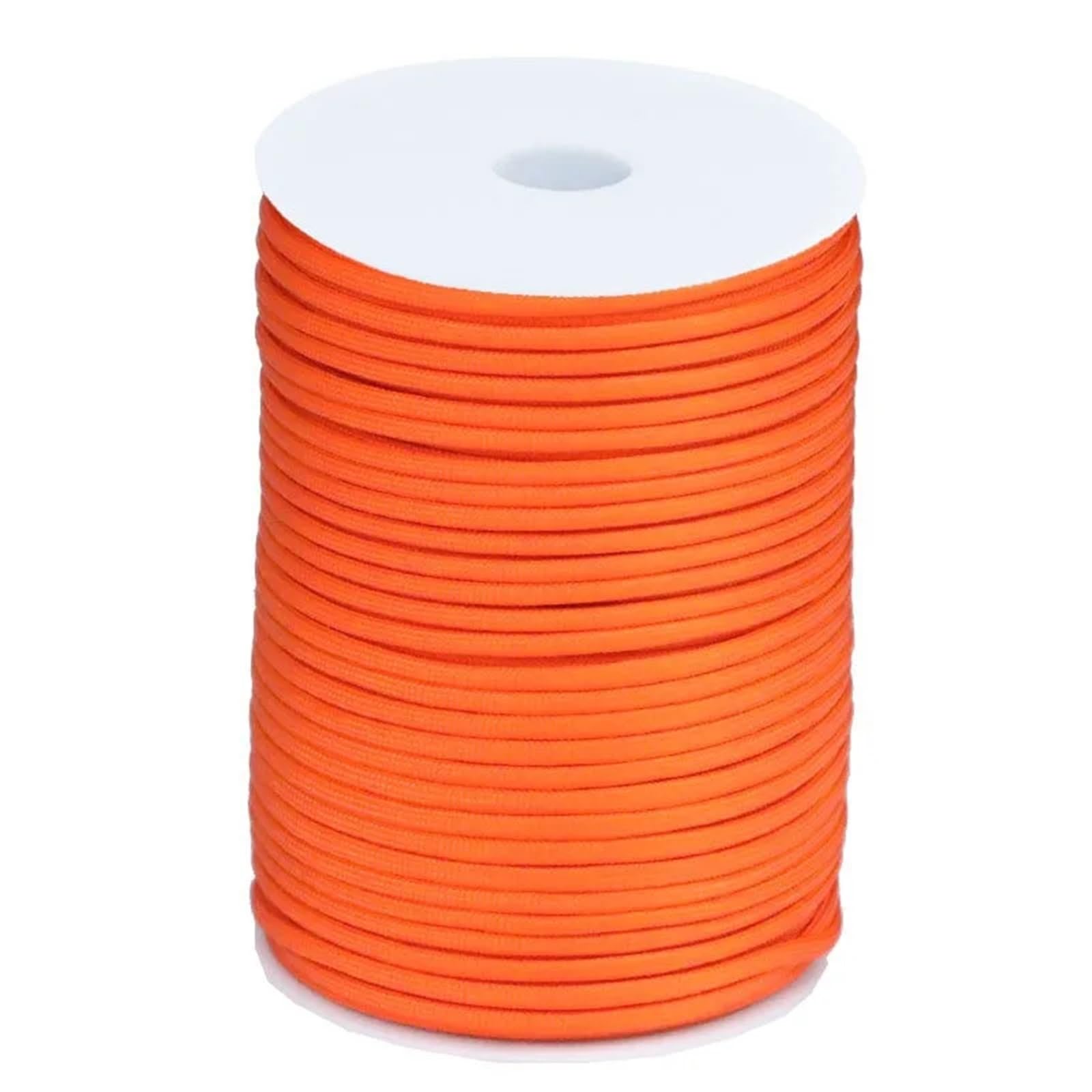 Paracord 100m Shaft Mounted 550 Gauge7-core Umbrella Rope 4mm Parachute Bracelet Braided Wire Tent Pull Wind(Orange)