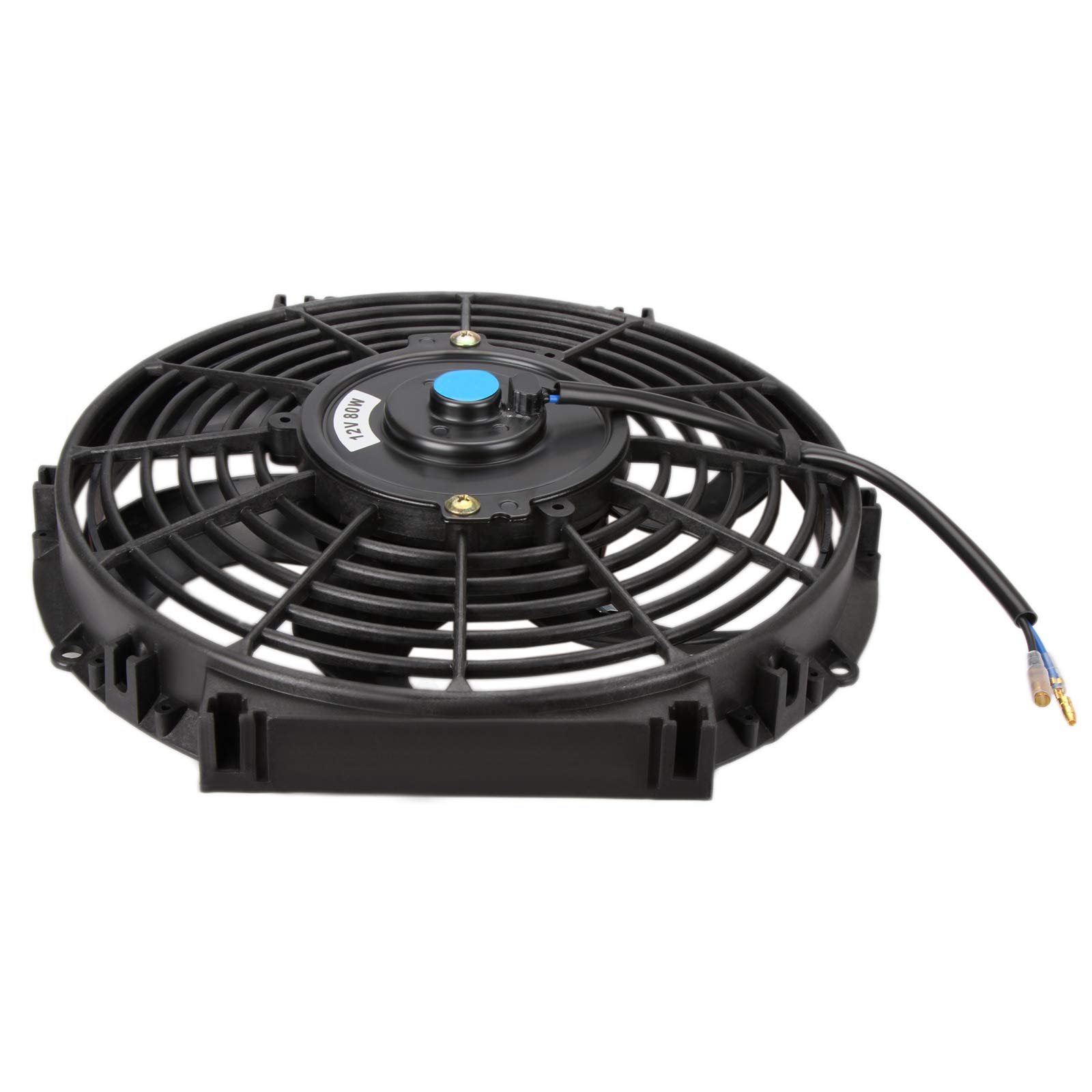 Universal 10" 80W Elektrische Lüfter Wasserkühler Kühlerlüfter Kühler mit Montagesatz