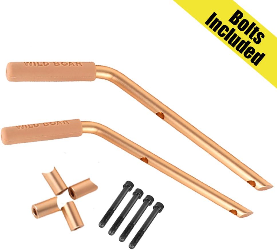 Rear Grab Handle Roll Bar Grip Handles for 2007-2016 Jeep Wrangler JK & Unlimited 2 Doors 4 Door - Pair (Champagne Gold)