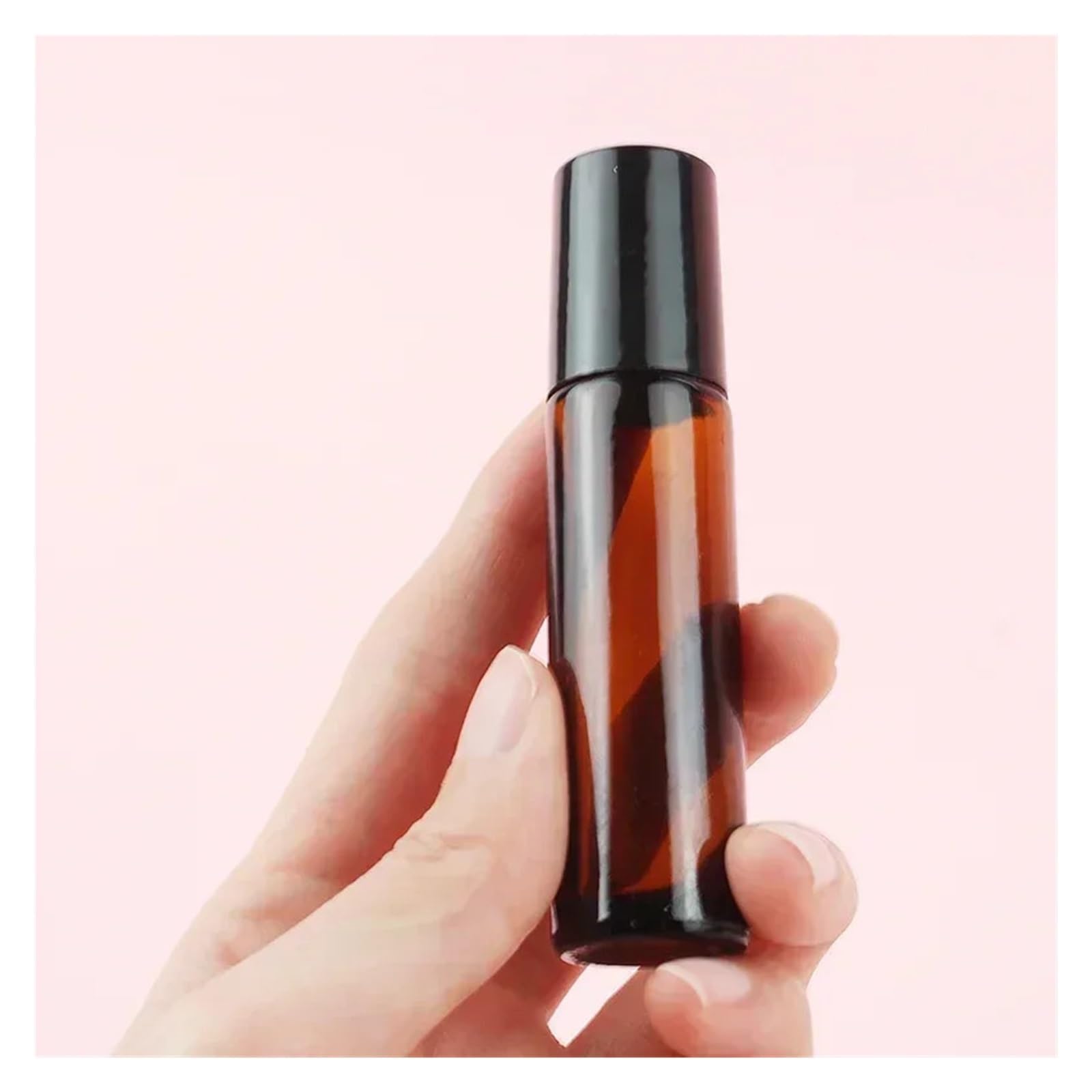 Roll On 10/20 pz 10 ml di Spessore Ambra Blu Vetro Roll On Bottiglia Rullo Cosmetico for Fiale di Olio Essenziale Con Sfera In Acciaio