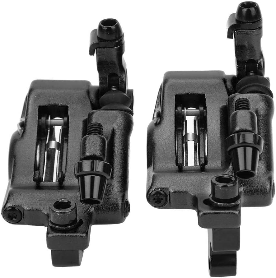 xtech hb-100,HB 100 Bike Hydraulic Disc Brake,HB 100 Bike Aluminium Alloy Hydraulic Disc Brake Set Front Rear for Mountain Road ycle(black)