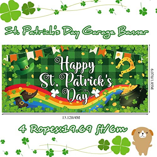 Happy St. Patrick's Day Garage Door Banner - Image 2