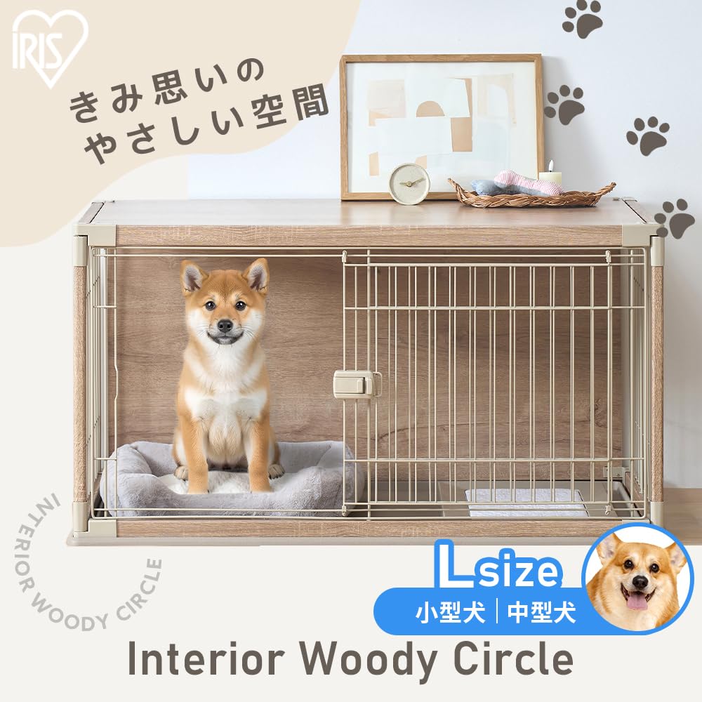 Amazon.co.jp: アイリスオーヤマ インテリアウッディサークル PIWS