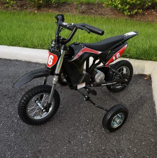 Image of Hardline Products USA Training Wheels for Hiboy DK1 - Evercross EV12m - Isinwheel A12 & A14 - ENYOPRO - Elemara - Aosom - Tcaraiwen - Ecoleap - Hovermax H12M - Jetson Fort Electric Dirtbikes