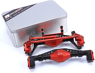 RCAWD Alloy Front Rear Portal Axles Case Cover for Axial 1/18 UTB18 Capra Trail