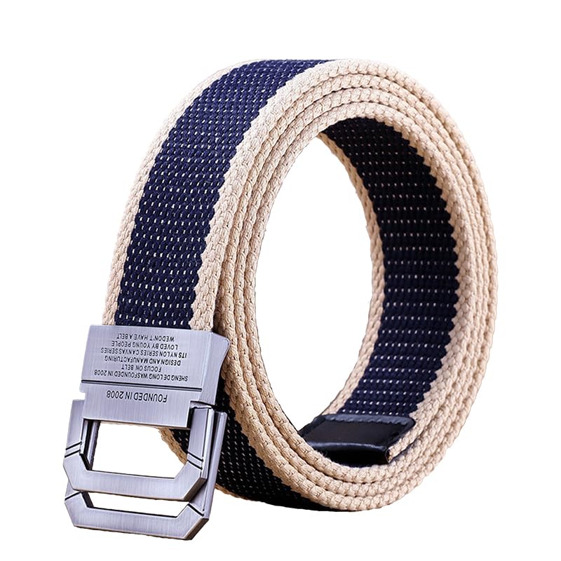 Web Belt Adjustable Web Belt with Metal Buckle for Casual, Work, Outdoor Use