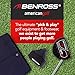 Benross HTX Golf Clubs Full Set with Cart Bag, Driver, Fairway Wood, Hybrid, Irons 5-SW, Mallet Putter - Graphite Shafts, All-Weather Grips, Trolley Bag- Golf Club Sets for Men