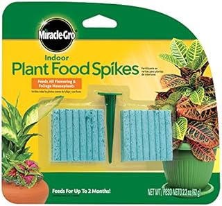 Home-APP Miracle-Gro 300157 Indoor Plant Food 48-Spikes, 2.2-Ounce Garden, Lawn, Supply, Maintenance