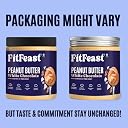 FitFeast White Chocolate Peanut Butter | 380g x 2 | No Hydrogenated Oils | Naturally Sweetened With Eucalyptus Honey | 7g Protein Per Serving | Delicious Nut Butter | As Seen on Shark Tank gallery image