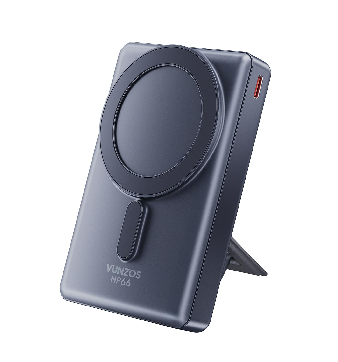 Vunzos Powerbank Per iPhone Capacità Della Batteria 12000 mAh Power bank Per Magsafe a Ricarica Rapida PD 20W, Con Supporto Portatile e Display Digitale a LED Per iPhone 12/13 /14/15 pro Per Apple