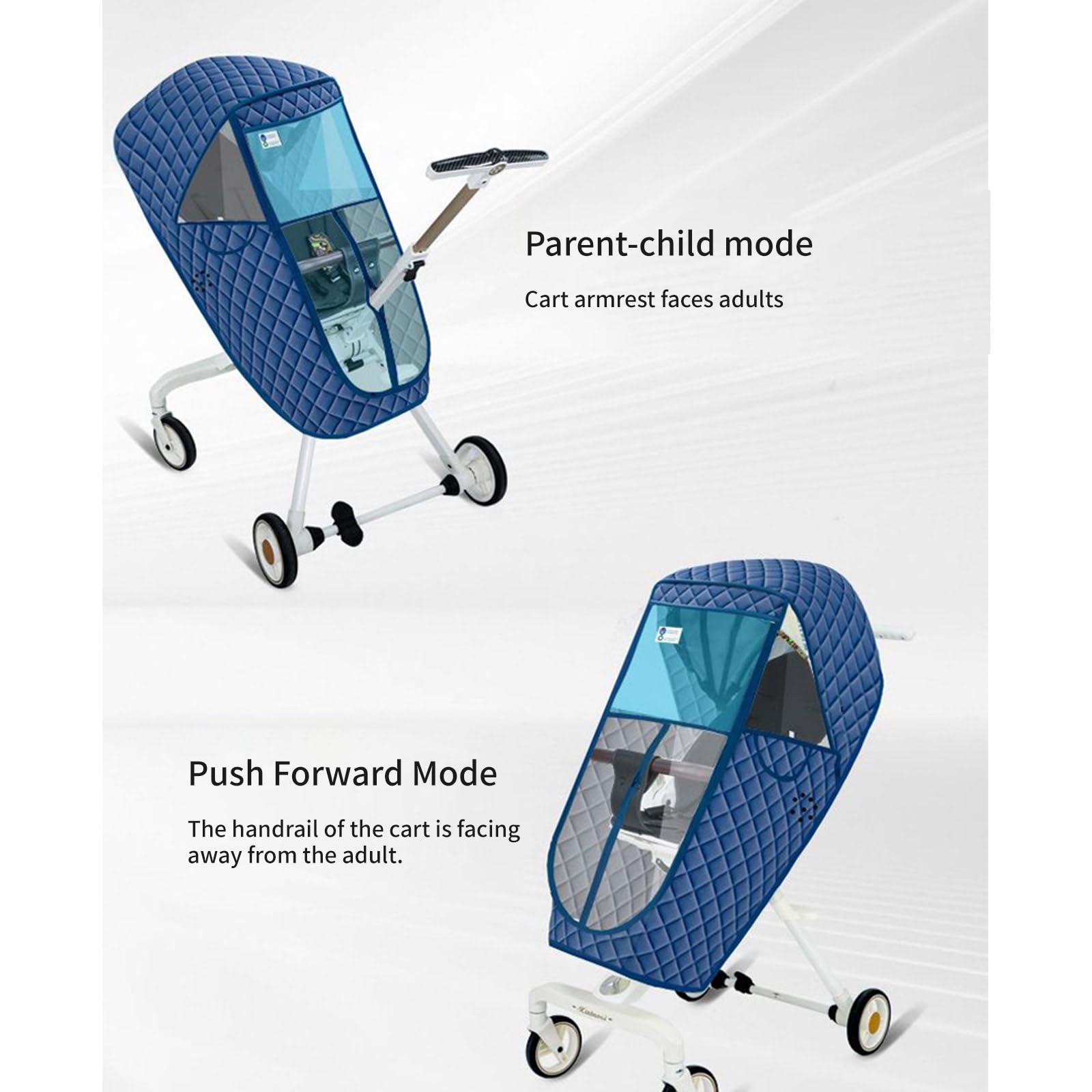 Accessorio Per Passeggini Amichevole Con Design Traspirante E Isolamento Ispessito Comfort Del Bambino Protezioni Antivento Copertura Passeggino Isolata Termicamente