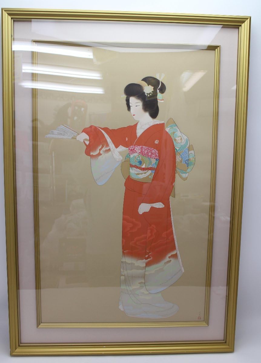 大型シルク作品 上村松園 序の舞 エディションHC 絵画 版画 星田版画工房 Amazon.co.jp: レア 女流画家最高峰 上村松園 序の舞 エディションHC
