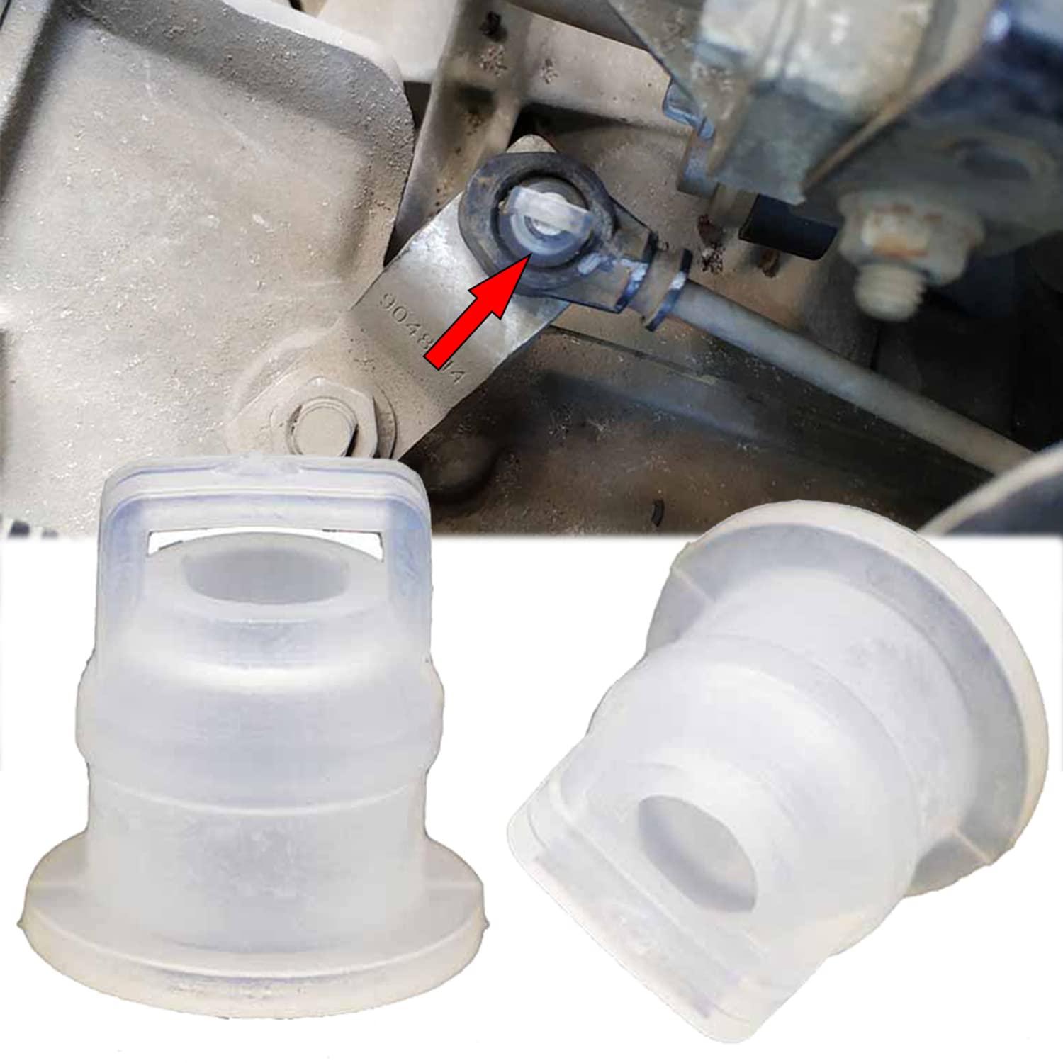 for Tundra Auto Gearbox Gear Shift Lever Cable Linkage Rod Bushing Rubber Sleeve Repair Kit 2000