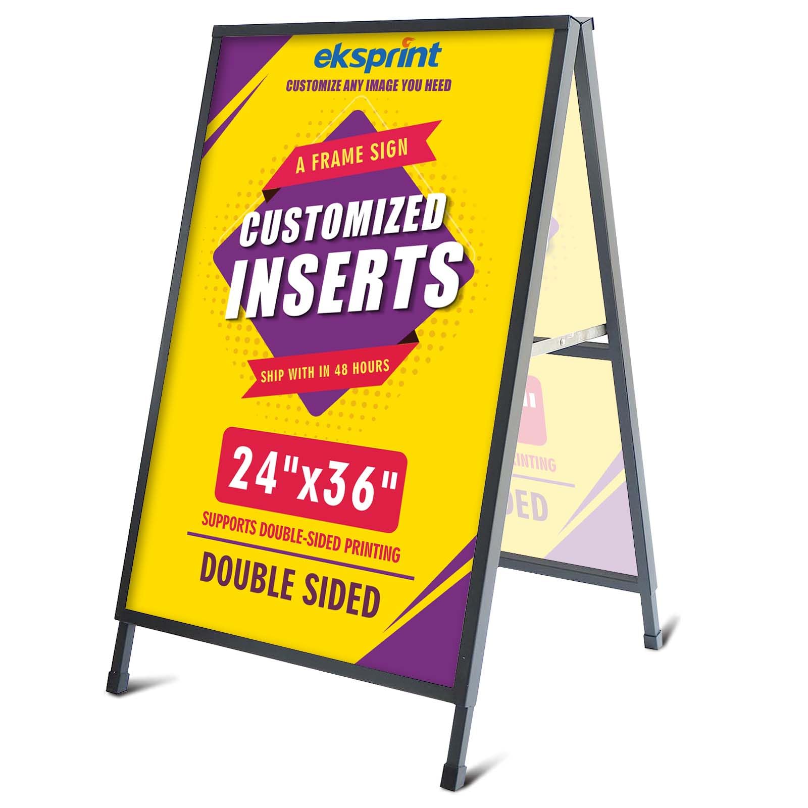 Amazon.com: Custom A-Frame Sign Sidewalk Sign 24