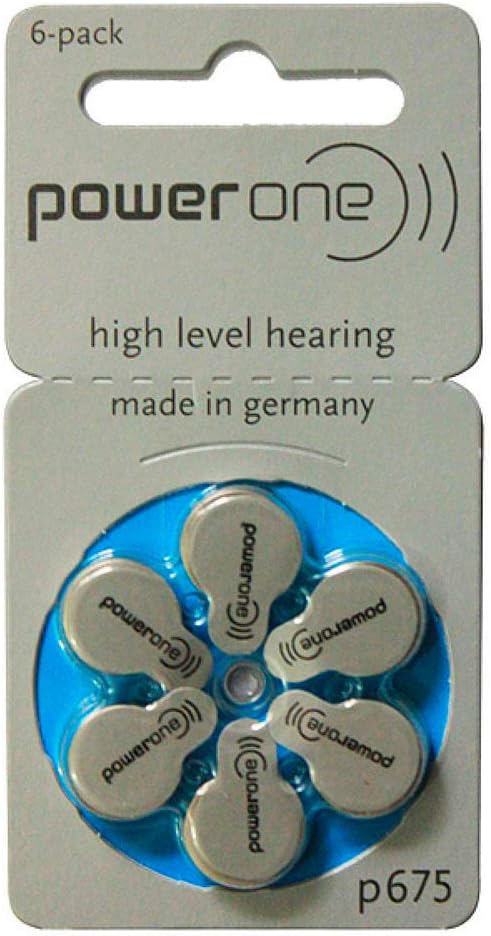Power One P675 Hearing Aid Batteries