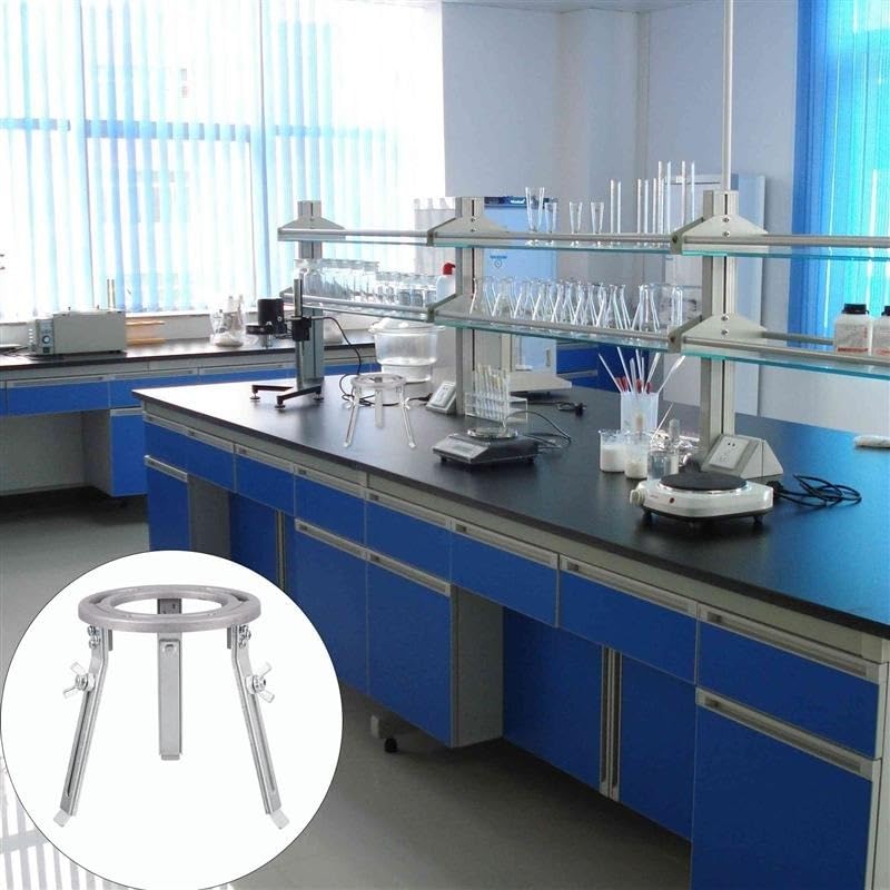 Adjustable Laboratory Tripod Stand—Heating Support for Scientific Experiments
