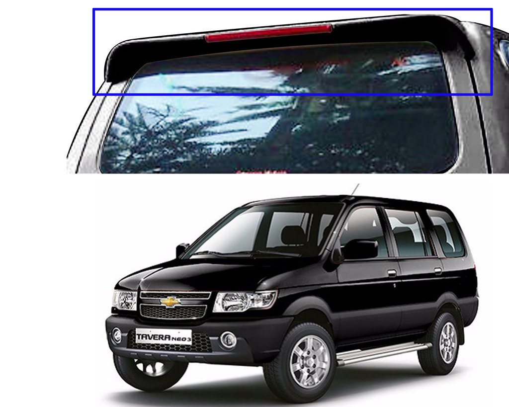 Auto Pearl Oe Type Car Spoiler for - Tavera (Caviar Black)-picture-24