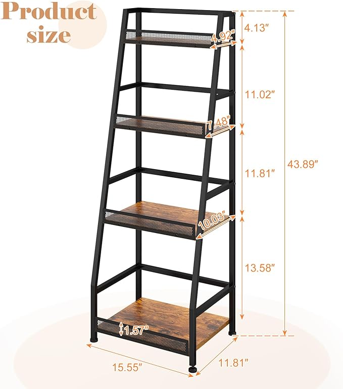 Estante de Vino de 4 Niveles Trapezoidal, Soporte para Botellas de Licor miniatura 8