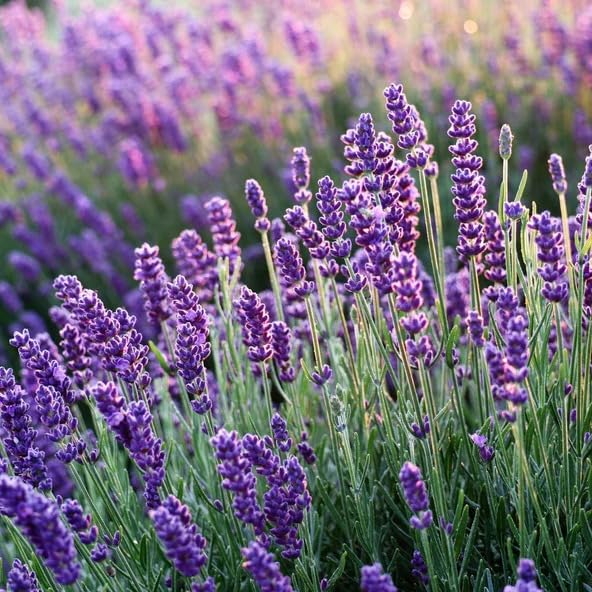 Image of Live Lavender Plant with Pot | Aromatic Plant Live | Flowering Lavender Shrub for Home Garden Balcony Terrace Indoor Outdoor