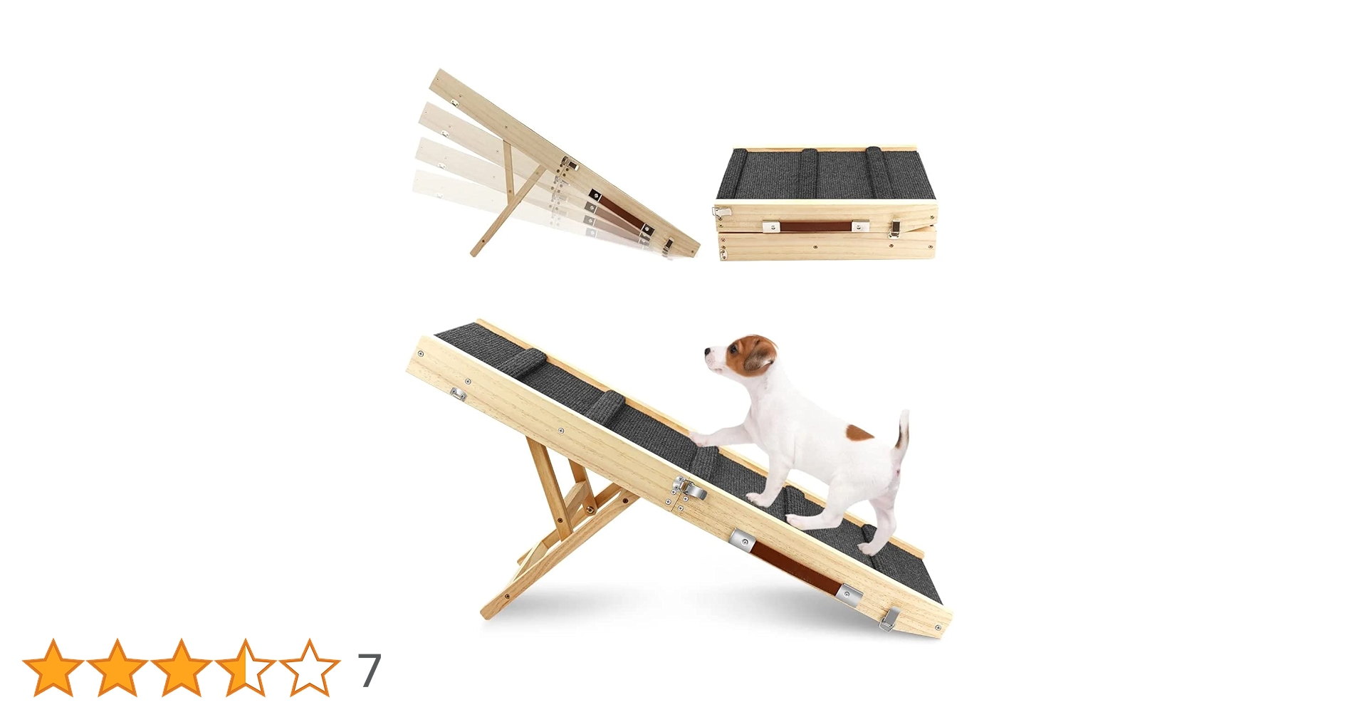 木製・折りたたみ・角度調節可能・犬用スロープ ペットスロープ 犬用階段 Amazon.co.jp: PETTOM ペットスロープ 犬用スロープ 介護用