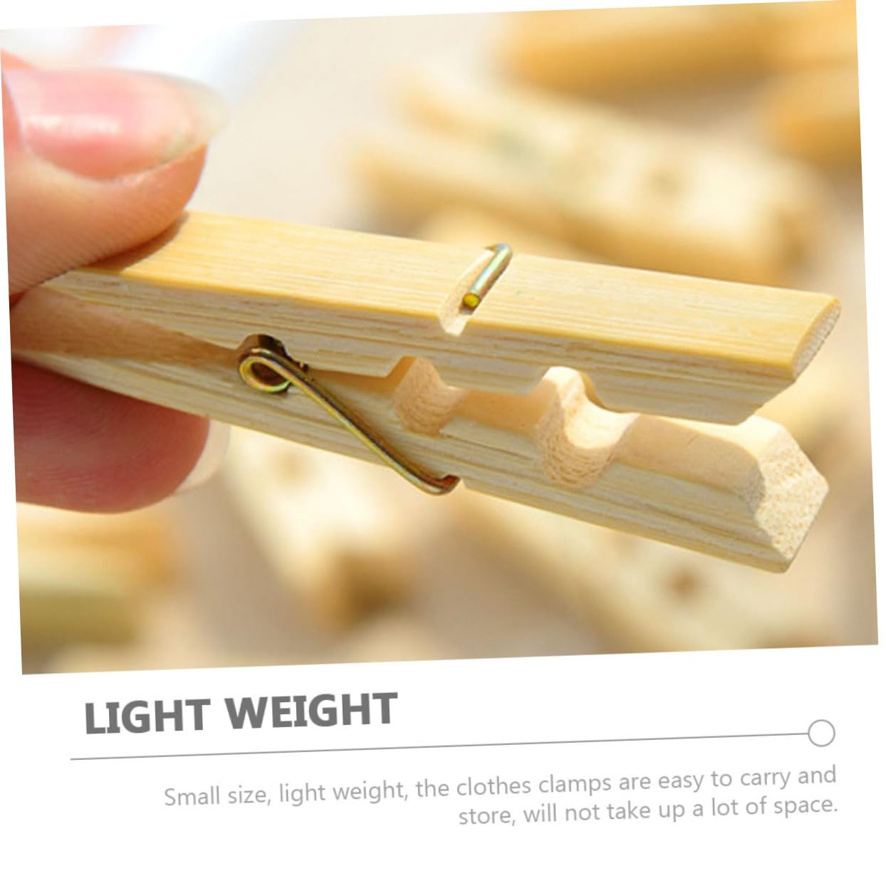100 Mollette Di Legno Multifunzionali Mollette Per Vestiti Antivento Clip Di Sicurezza Adatte Per Morsetti Per Coperte E Trapunte