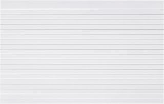 Q-Connect Record Card 203x127mm Ruled Feint White (100 Pack)