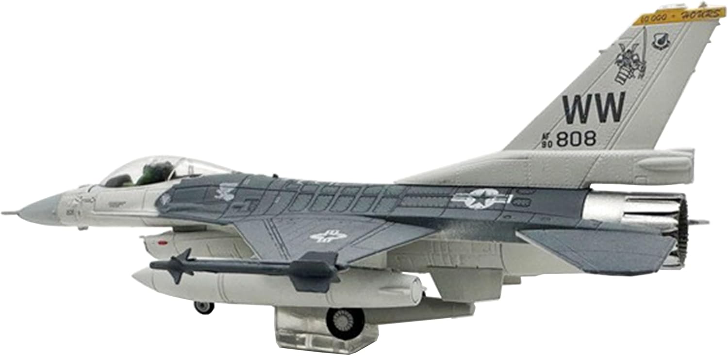 Falcon F16C Fighter Jet Models, Highly Detailed Military Airplane Model, Metal Pre-Build Aircraft for Collection, Home Decor or Gift.