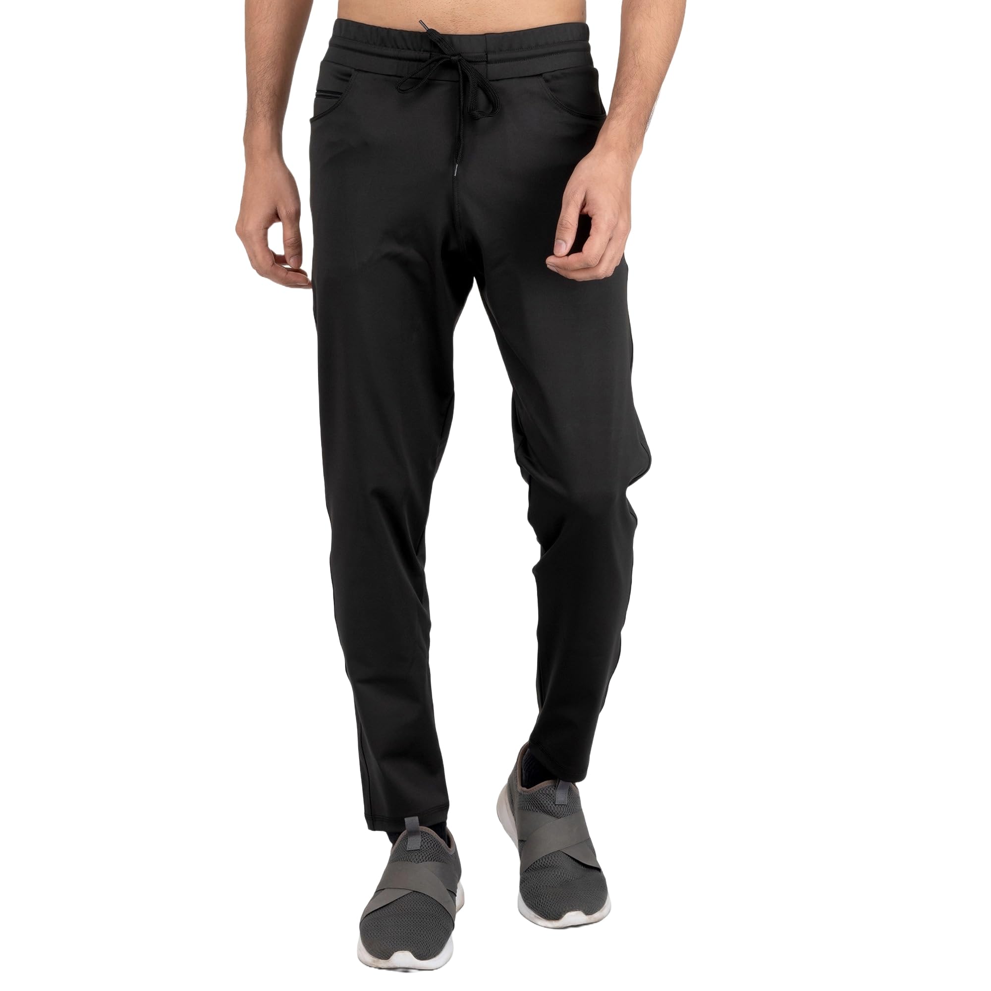 Men's Taiwan Track Pants | D Pocket | Stretchable | Plain-image-22