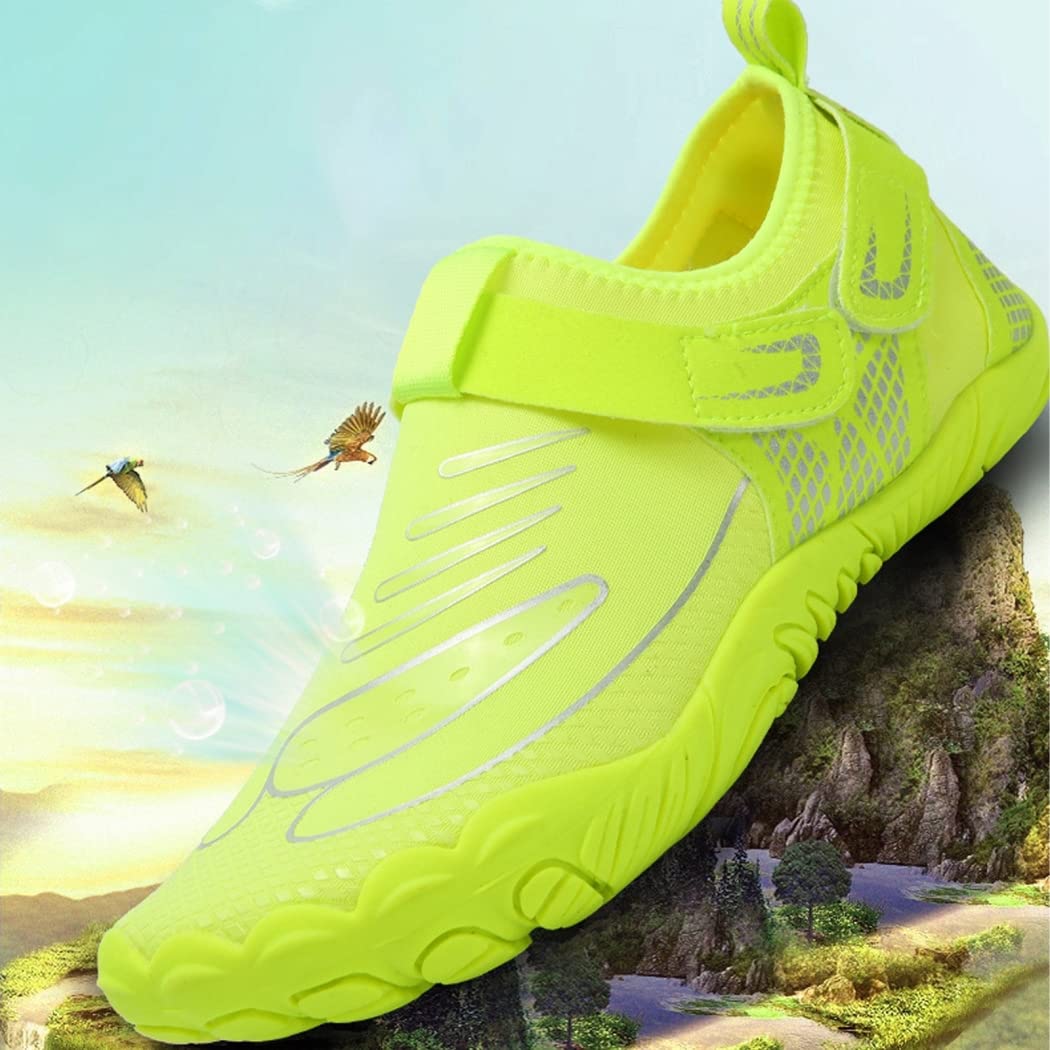 Scarpe da A Piedi Nudi Scarpe da Acqua Scarpe in Acqua Traspirante A Vela Flessibile Confortevole Non Scivolato Trail Running Beach Water Formatori per Palestra Nuota Snorkeling Unisex,Nero,46