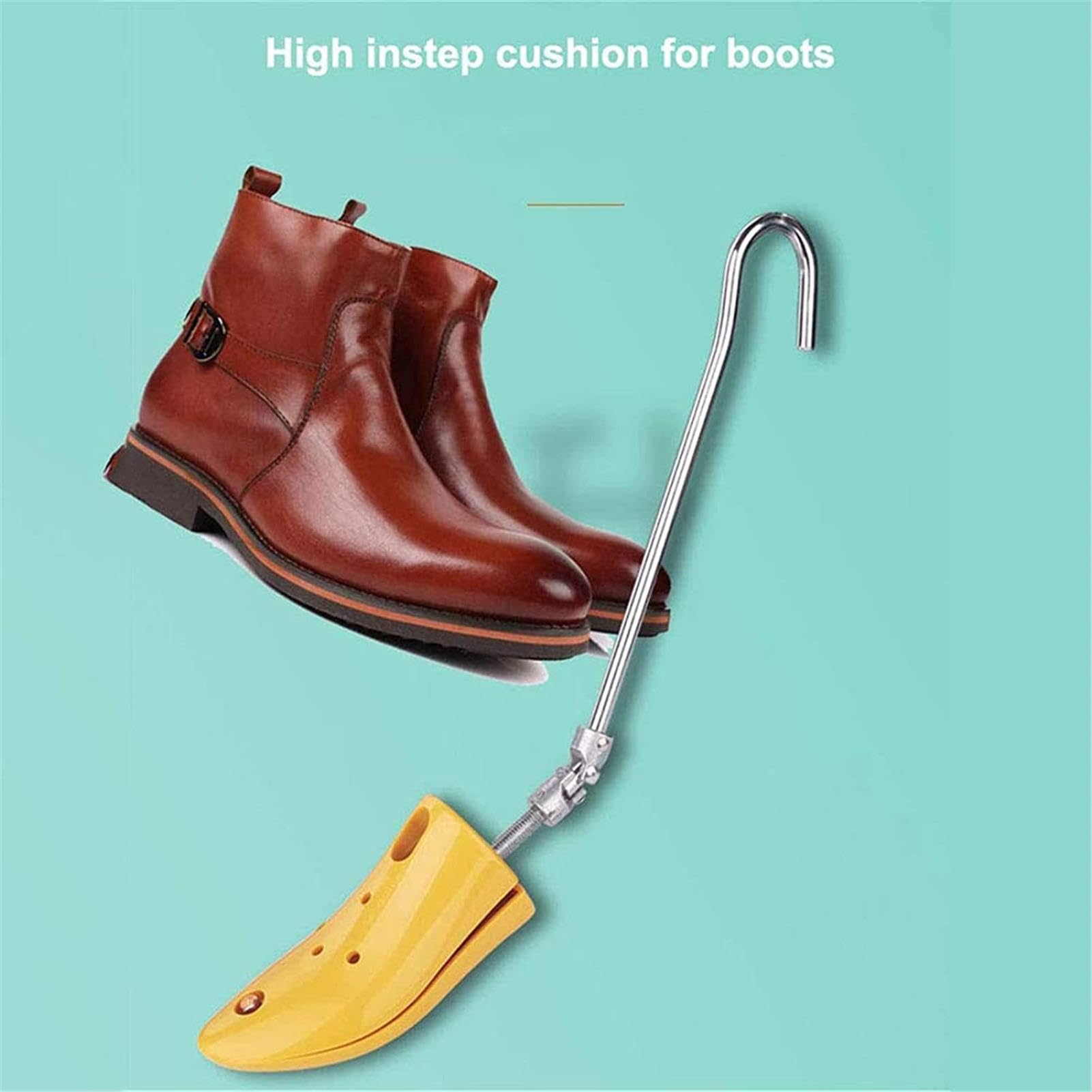 Extensor de botas de zapatos para hombres, expansor de árbol de zapatos ajustable para pies gruesos y anchos, expansor de botas de tacón alto para mujer, expansor de zapatos de plástico, expansor